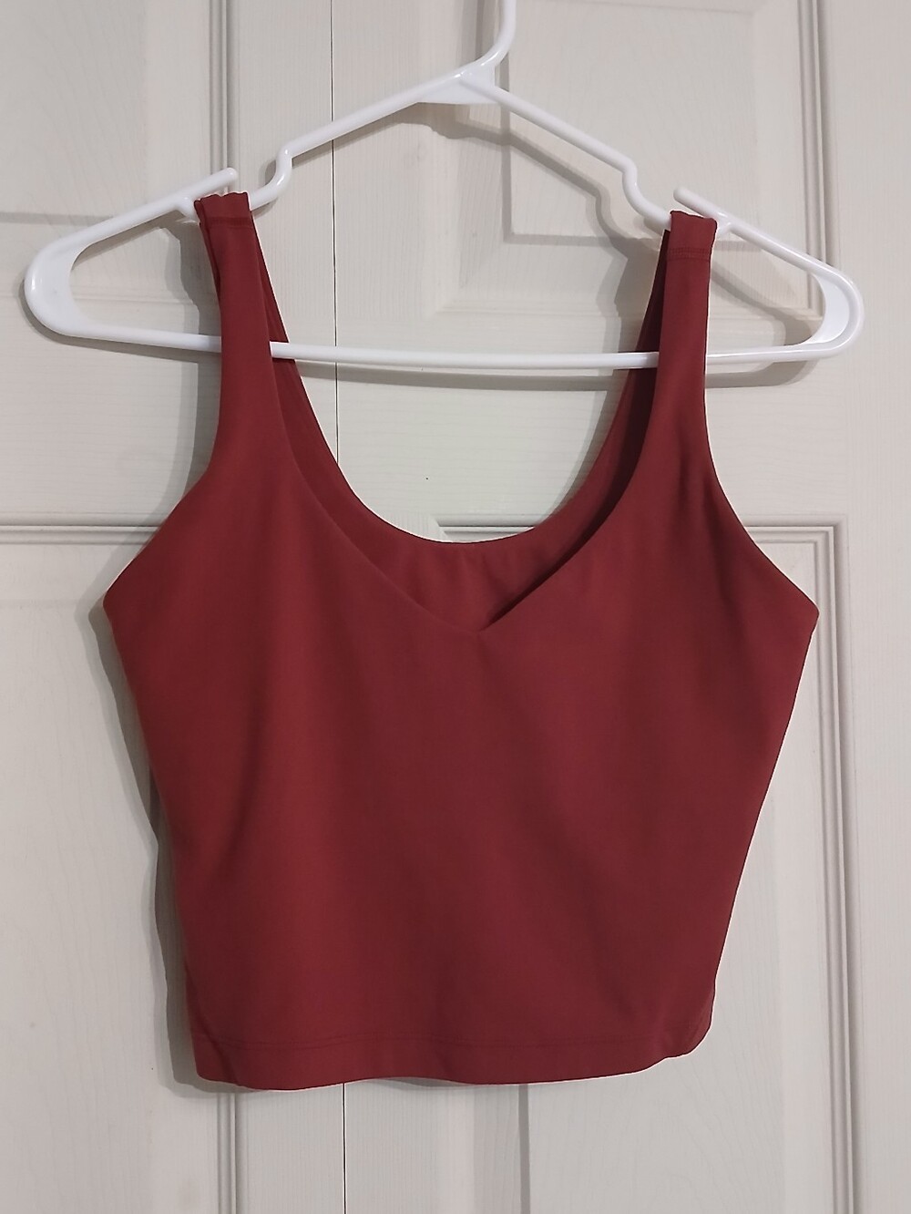 LULULEMON Burgundy Sports Tank, Size 6